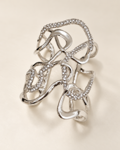 Margaux Sculptural Crystal Cuff