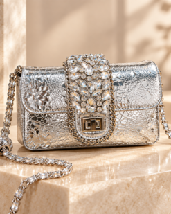 Delphine Crystal Shoulder Bag