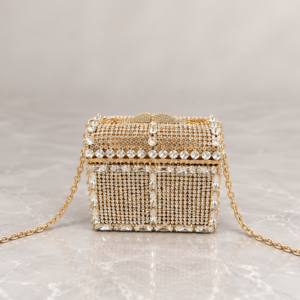 Solenne Crystal Mini Clutch