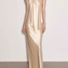 Eliska Draped Halter Maxi Dress