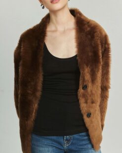 Saskia Plush Faux Fur Jacket