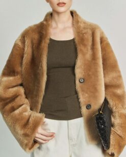 Saskia Plush Faux Fur Jacket
