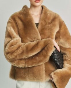 Saskia Plush Faux Fur Jacket