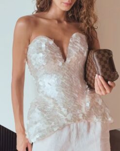 Liora Sculpted Sequin Corset