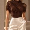 Kaya Draped Bodysuit