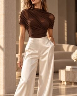 Kaya Draped Bodysuit