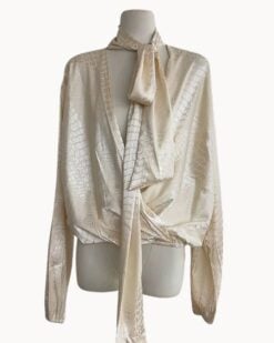 Annelise Jacquard Blouse