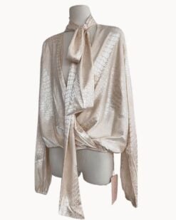Annelise Jacquard Blouse