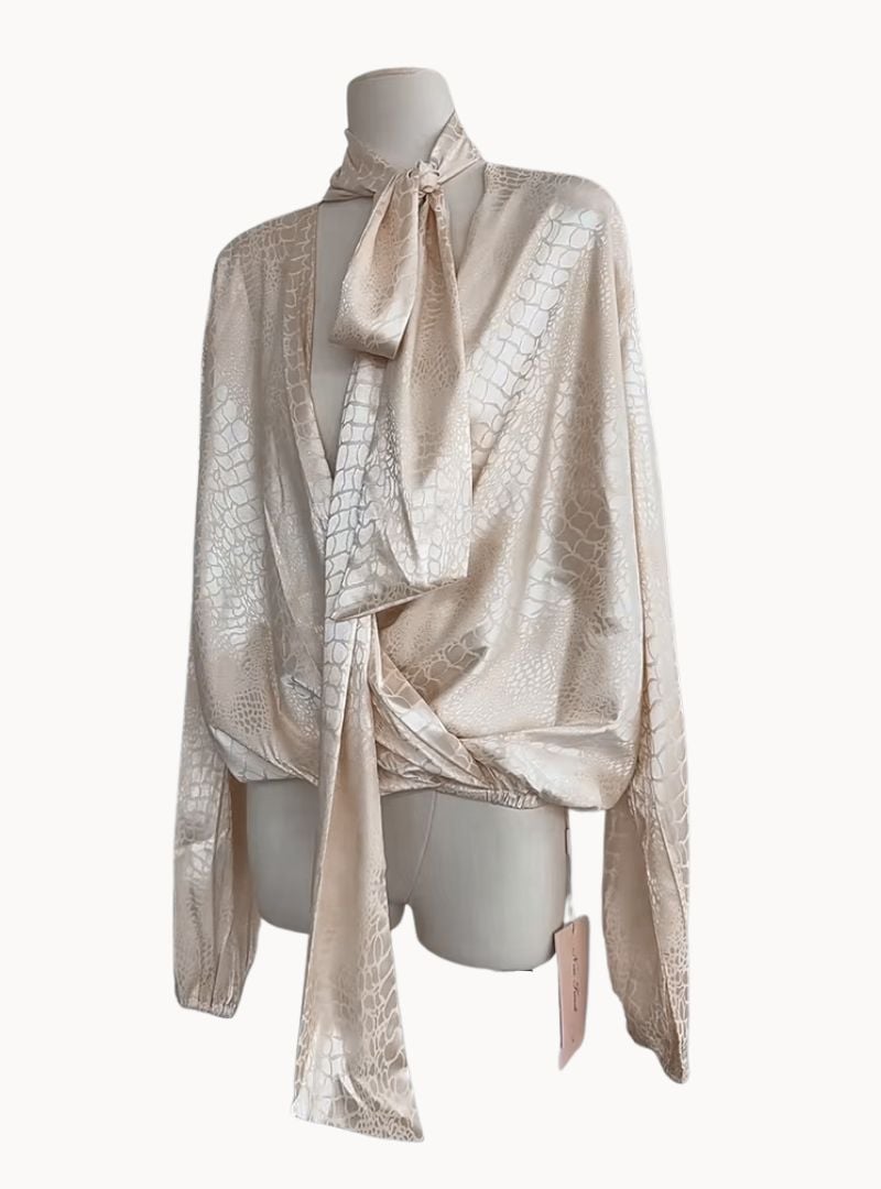 Annelise Jacquard Blouse
