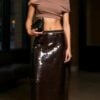 Gabrielle Sequin Midi Skirt