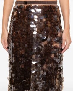 Gabrielle Sequin Midi Skirt