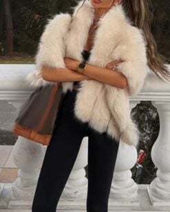 Isadora Faux Fur Stole - Image 2