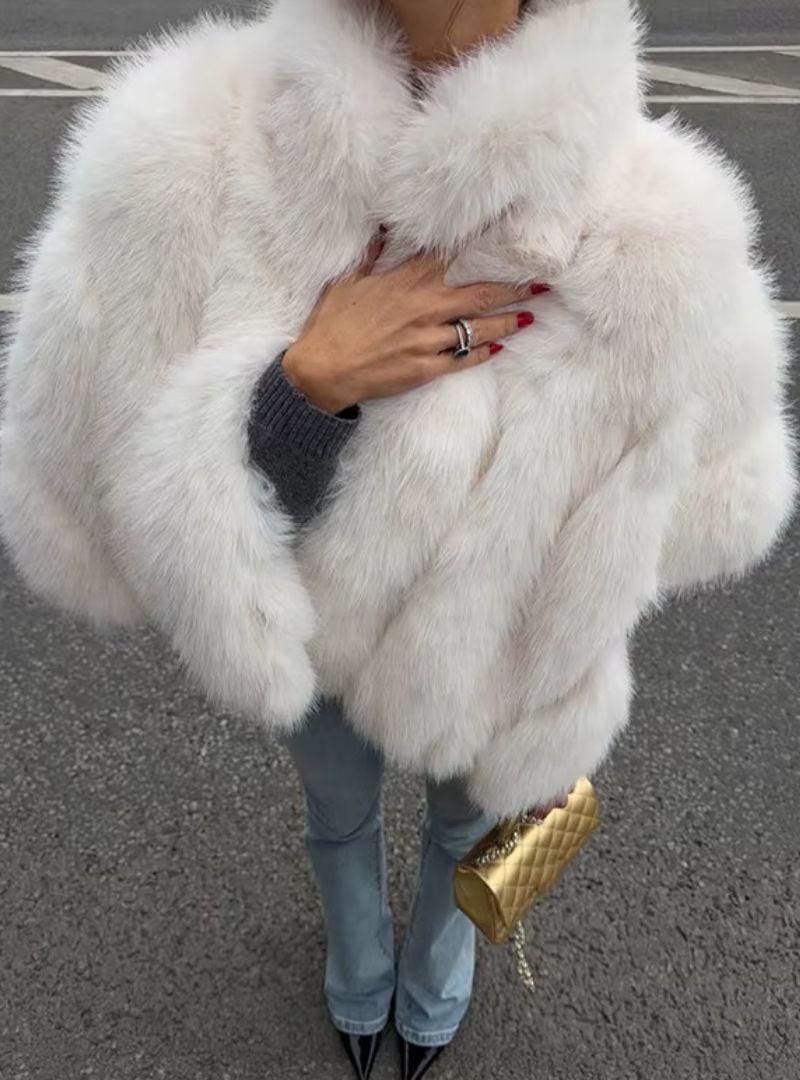 Isadora Faux Fur Stole - Image 8