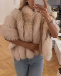 Isadora Faux Fur Stole - Image 5