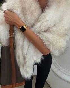 Isadora Faux Fur Stole - Image 9