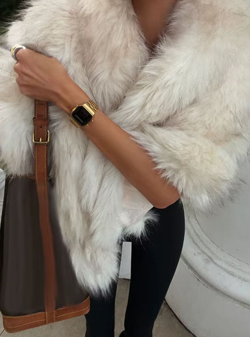 Isadora Faux Fur Stole - Image 9