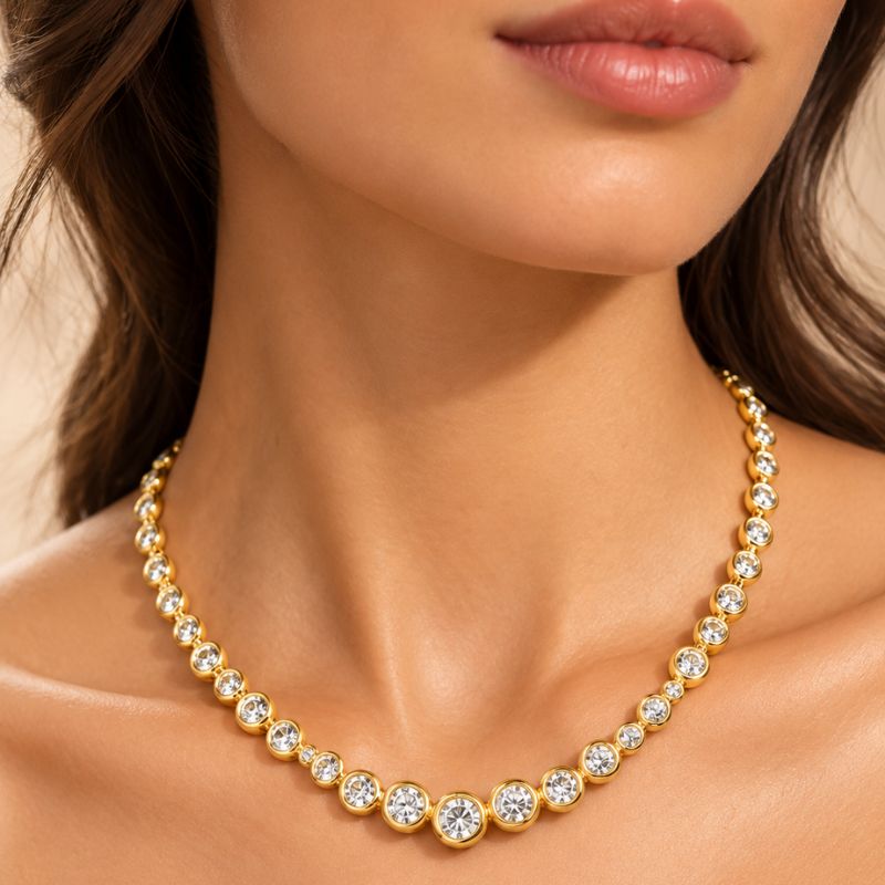 Josephine Crystal Necklace & Bracelet