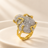 Mireille Sculptural Crystal Ring