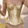 Fiora Sequin Corset Top