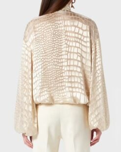 Annelise Jacquard Blouse