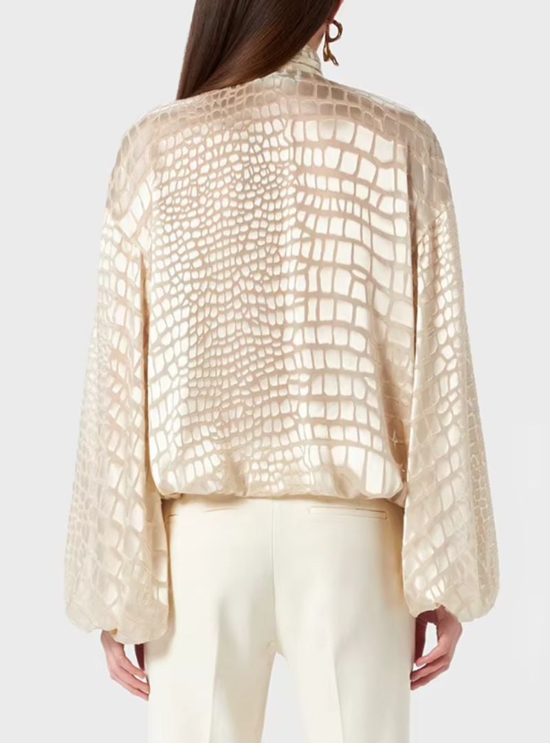 Annelise Jacquard Blouse